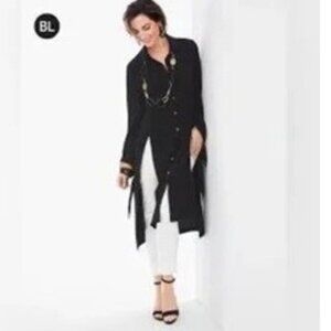 Chico's Black Label High Slit Tunic Chico's size 1 NWT